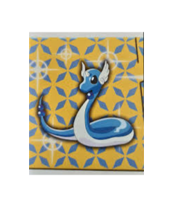 1999 Topps Merlin Pokemon Sticker Dragonair #163 - Series 1 Collection