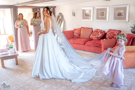 Bride and Flowergirl