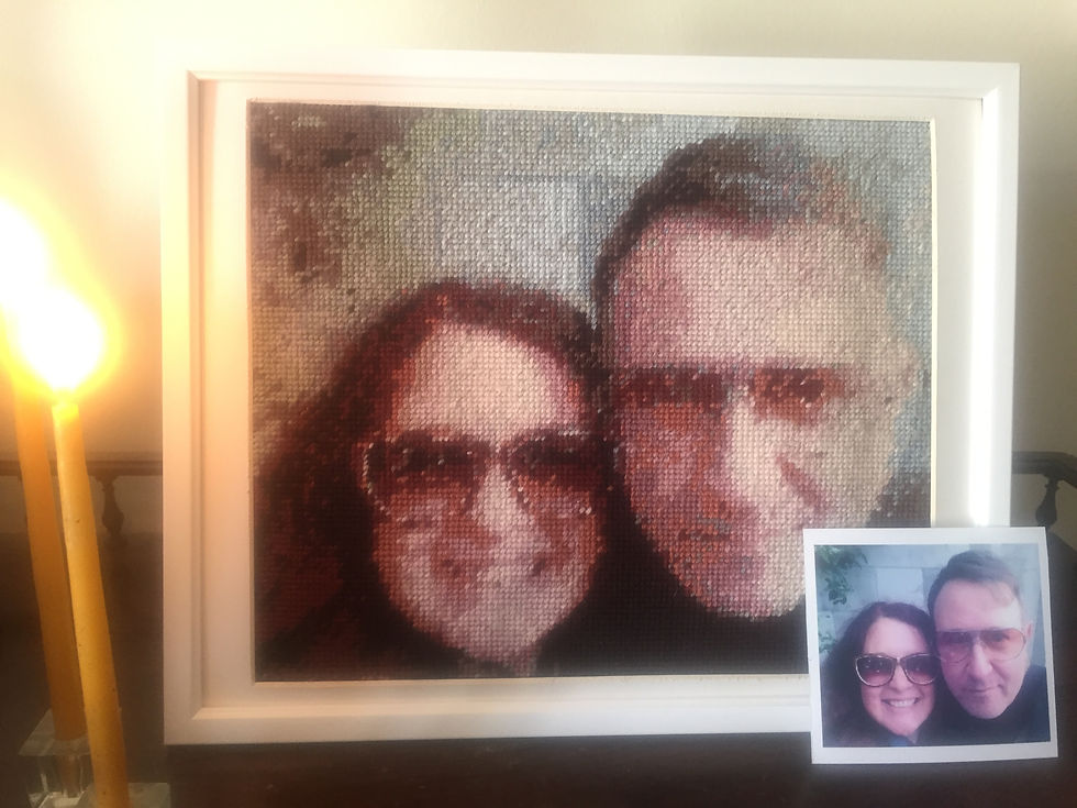 10 x 12 inch personalised tapestry kit