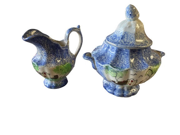 Thumbnail: Child's set of spatterware