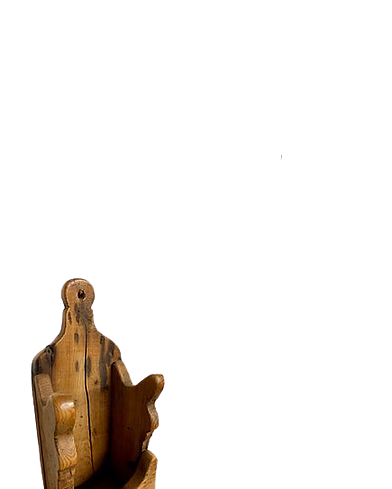 Thumbnail: Mortised IRISH spoon rack with holder for a mortar & pestle eary 19th.century