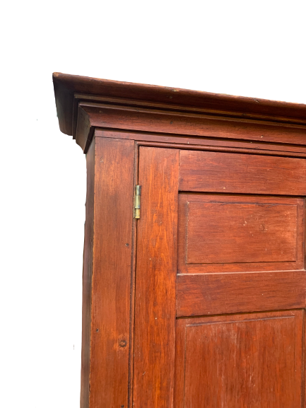 Thumbnail: Western Pennsylvania or Ohio one piece country cupboard