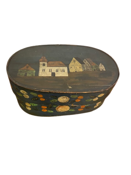 Thumbnail: Oval Painted Box