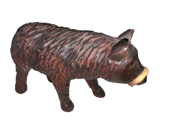 Thumbnail: Carved wooden bear