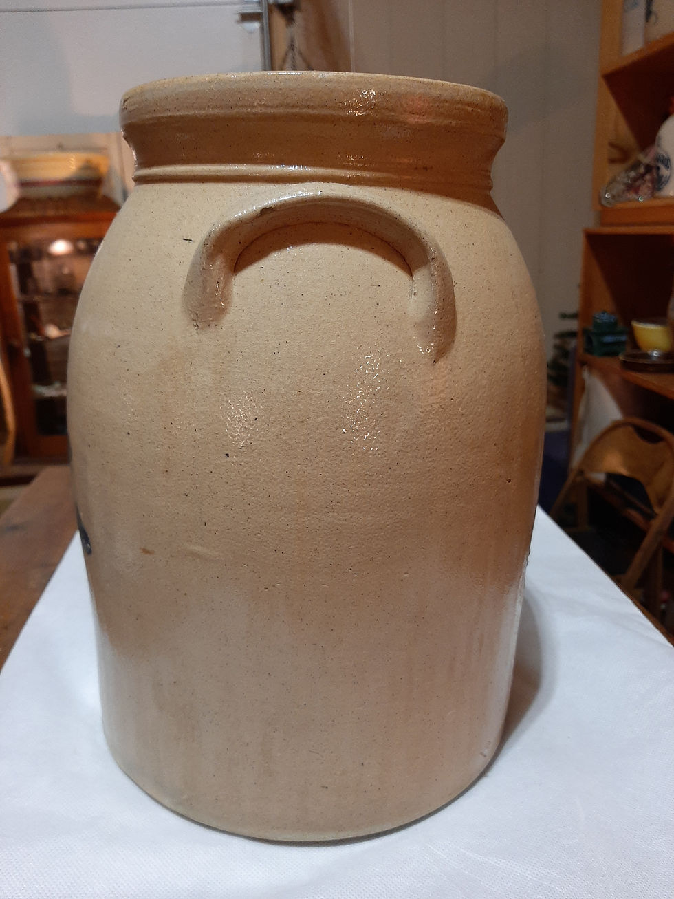 Thumbnail: J. A. & C. W. Underwood, Ft. Edward, New York 2 Gallon Stoneware Preserve Jar