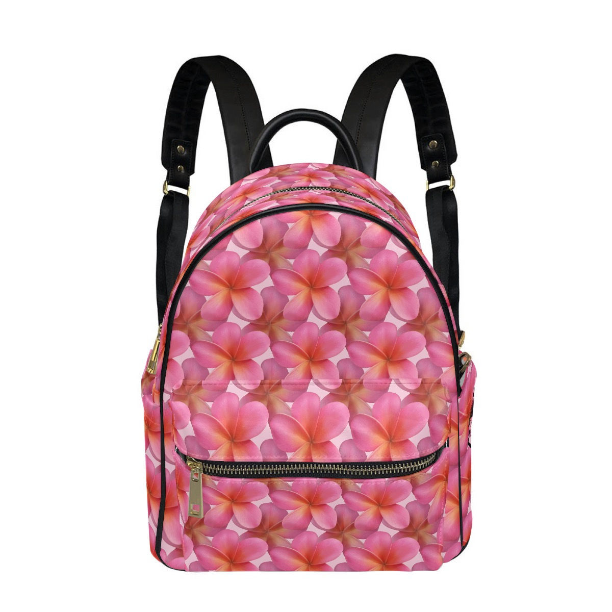 Pink Plumeria - Small Size Backpack