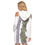 Thumbnail: Purple Crown Flower with Lei's on White -  Women's Tight Dress