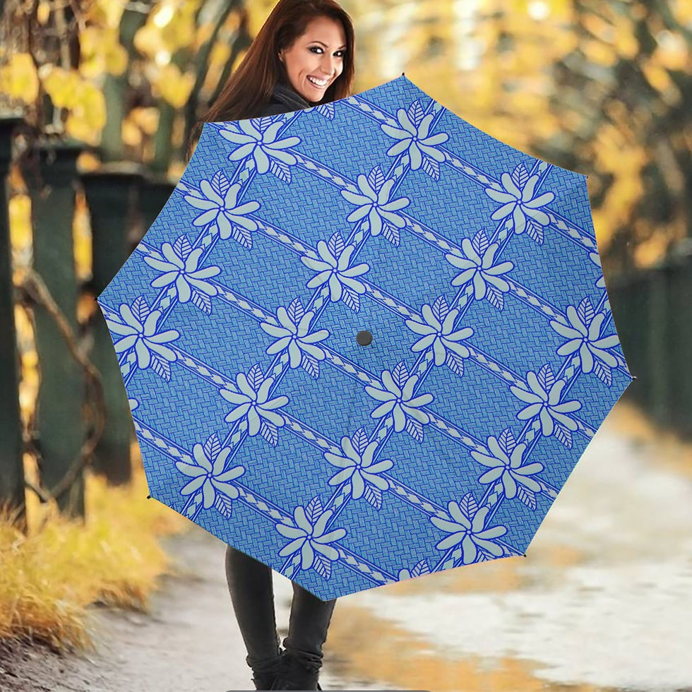 Tahitian Gardenia Blue - Umbrella