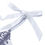 Thumbnail: Purple Crown Flower with Lei's on White - Women's Tie Shoulder Onepiece Swimsuit