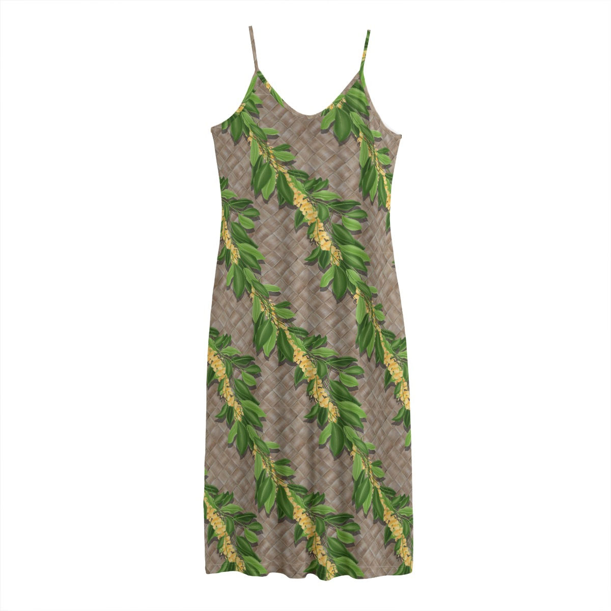 Maile Puakenikeni Lei's on Lauhala - Cami Dress