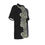 Thumbnail: Purple Crown Flower with Lei's on Black - Men's Short Sleeve Polo Shirt