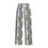 Thumbnail: Purple Crown Flower with Lei's on White - Wide Leg Pants