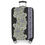 Thumbnail: Purple Crown Flower with Lei's on Black -  Luggage Cover
