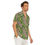 Thumbnail: Maile Puakenikeni Lei's on Lauhala - Men's Deep V-neck Short Sleeve Aloha Shirt