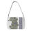 Thumbnail: Purple Crown Flower with Lei's on White - Messenger Bag