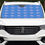Thumbnail: Tahitian Gardenia Blue - Windshield Sunshade