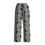 Thumbnail: Purple Crown Flower with Lei's on Black - Wide Leg Pants | Interlock