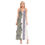 Thumbnail: Purple Crown Flower with Lei's on White - Women's Sling Dress