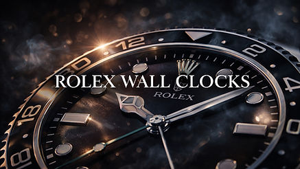 Luxury wall clock with metallic dial and premium finish for home or office decor