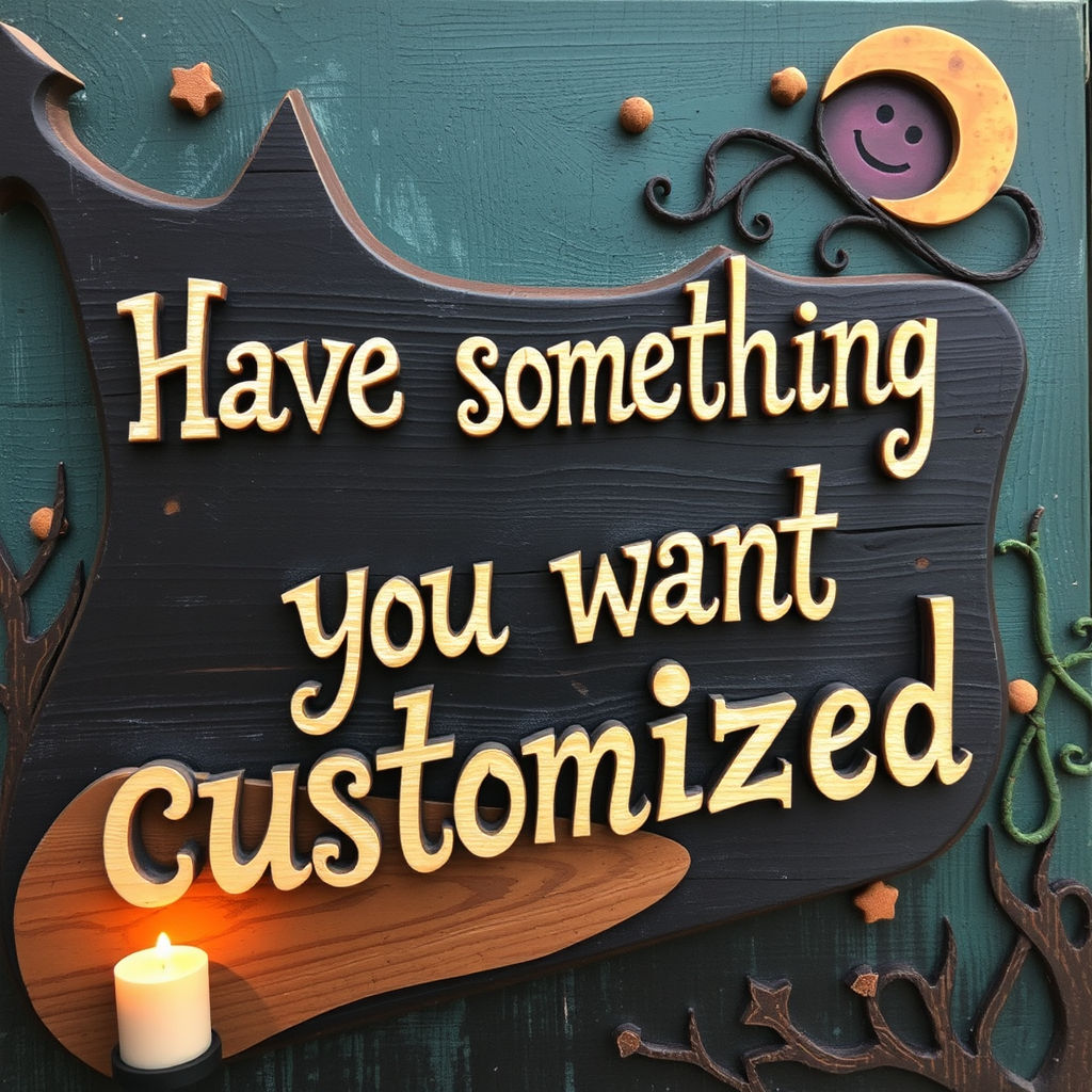 Have something you want customized