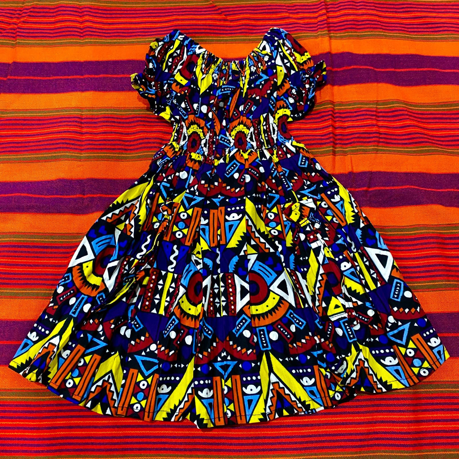 Colourful Ankara Kids Dress