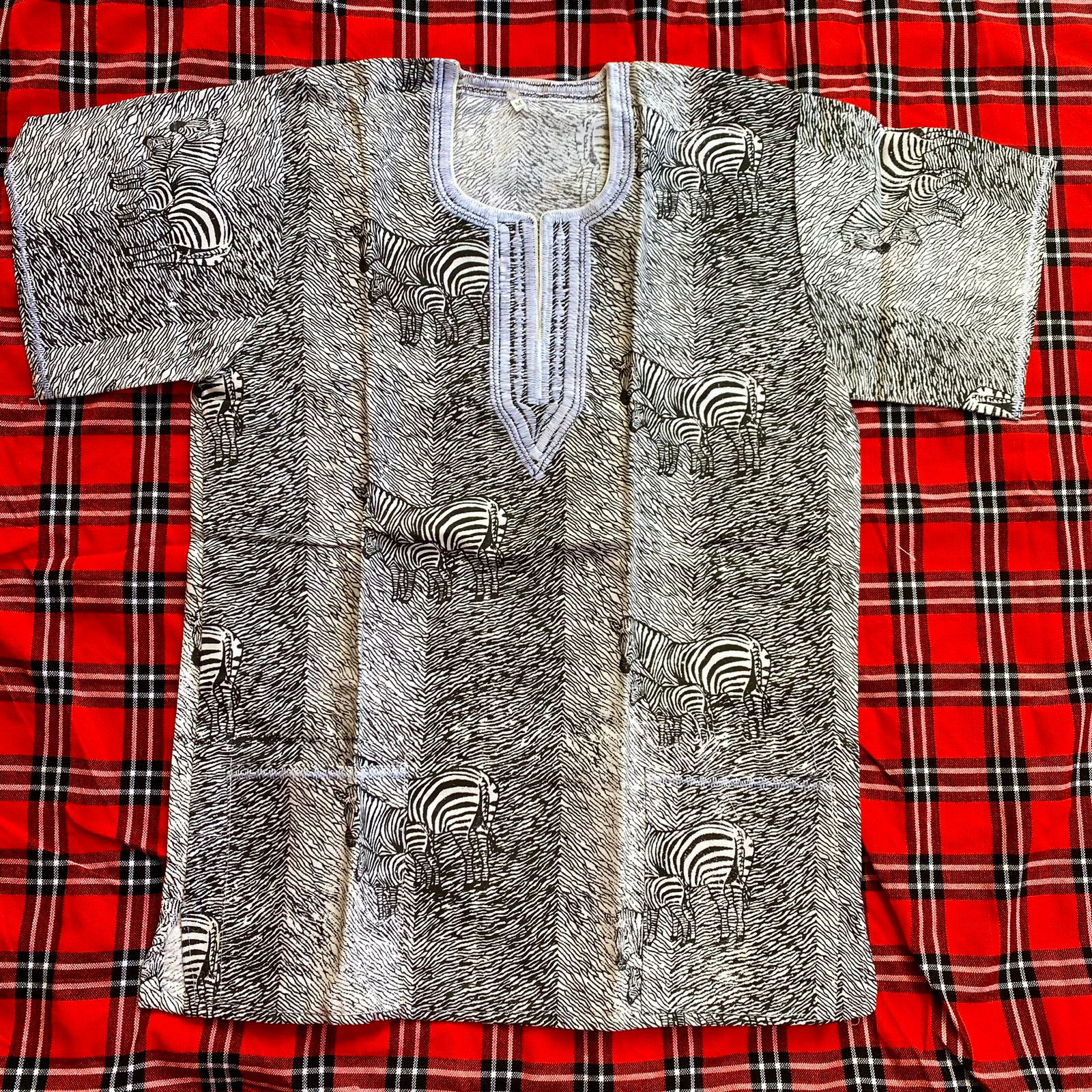 African Zebra Print Shirt