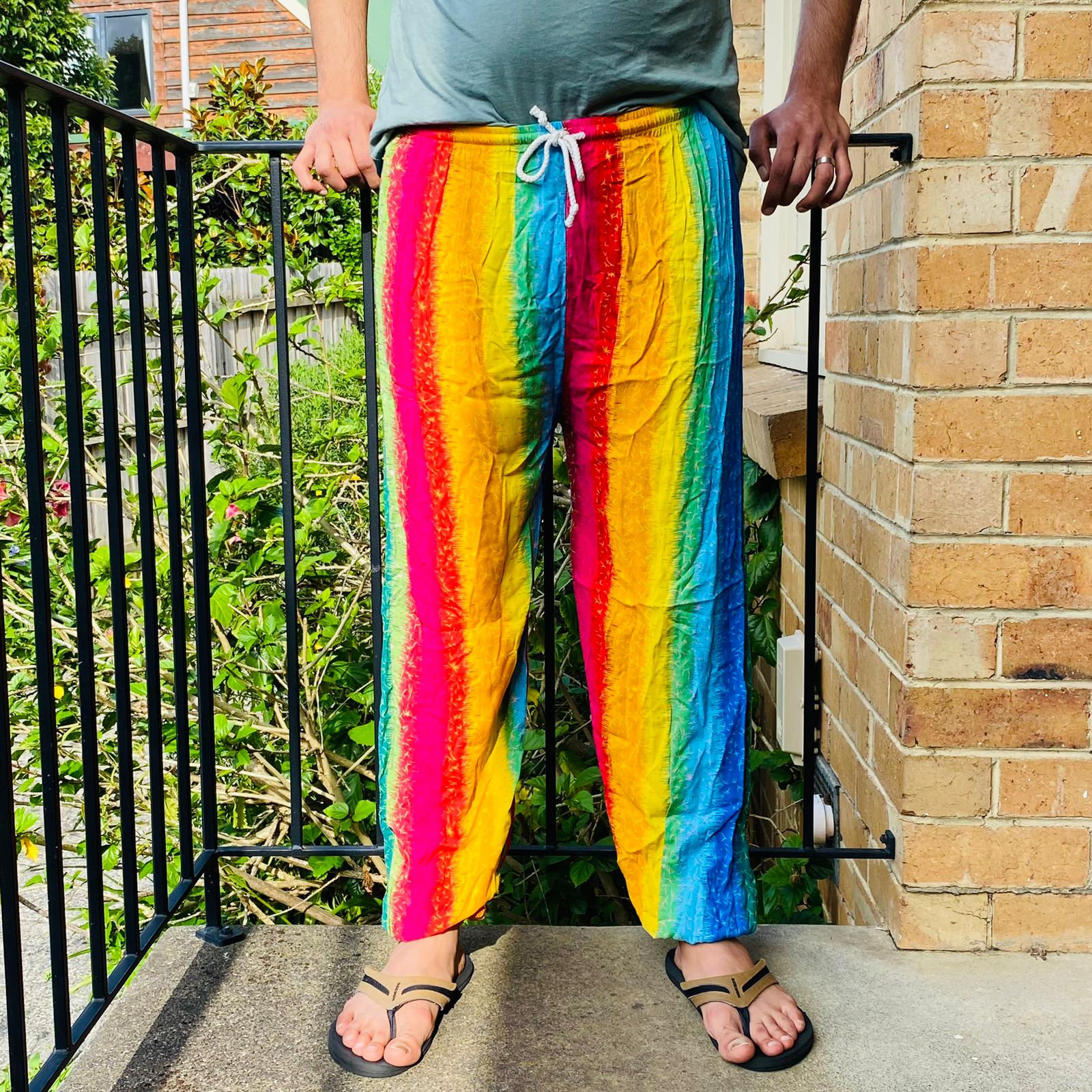 Colourful Stripes Cotton Pants