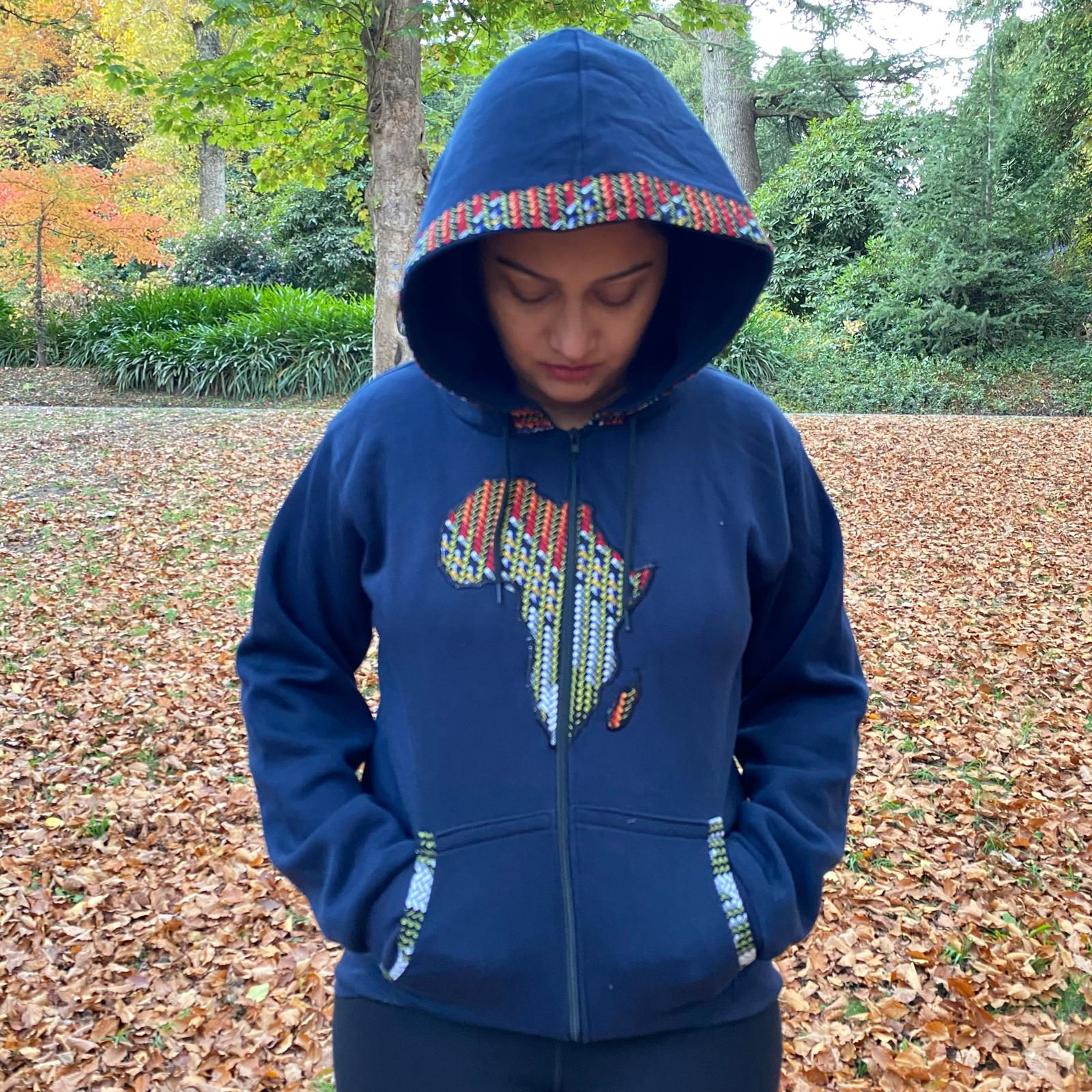 Africa Kitenge Print Hoodie