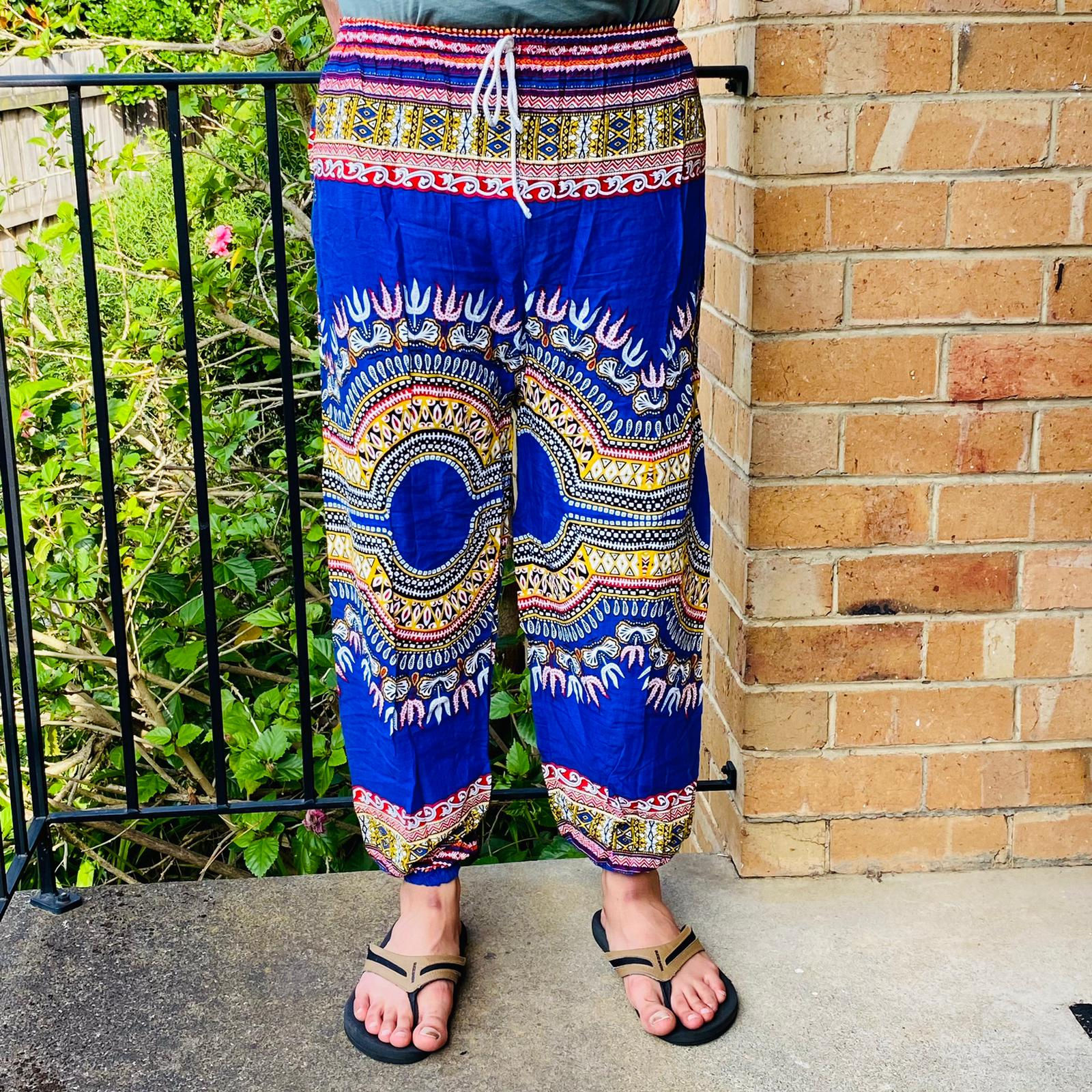 Royal Blue African Pants