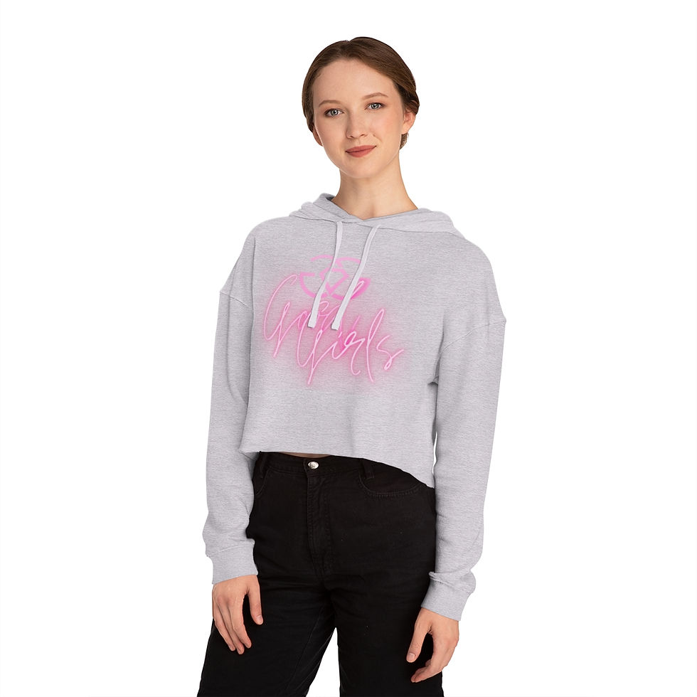 Thumbnail: GoodGirls Women’s Cropped Hooded Sweatshirt