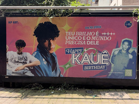 BANNER FISICO BRILHA KAUÊ, SANTOS BRAVOS, 2026, BELGRADO