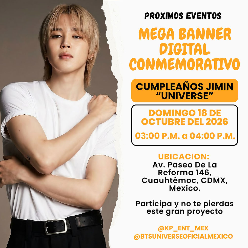 MEGA BANNER DIGITAL CUMPLEAÑOS JIMIN BTS, UNIVERSE, 2026.