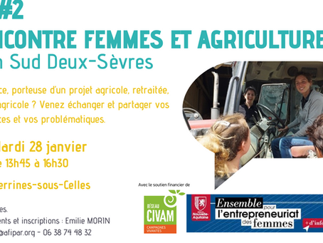 Rencontre "femmes en agriculture" le 28 janvier en Sud 79