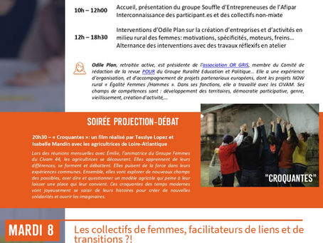 5ème RENCONTRES NATIONALES des CIVAM "FEMMES ET MILIEU RURAL" dans la Vienne.