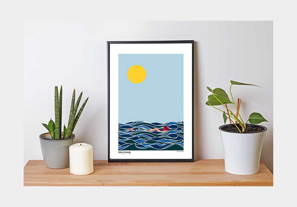 Thumbnail: Sea Swimmer Print