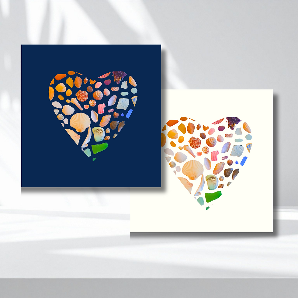 Thumbnail: Coastal Heart Print