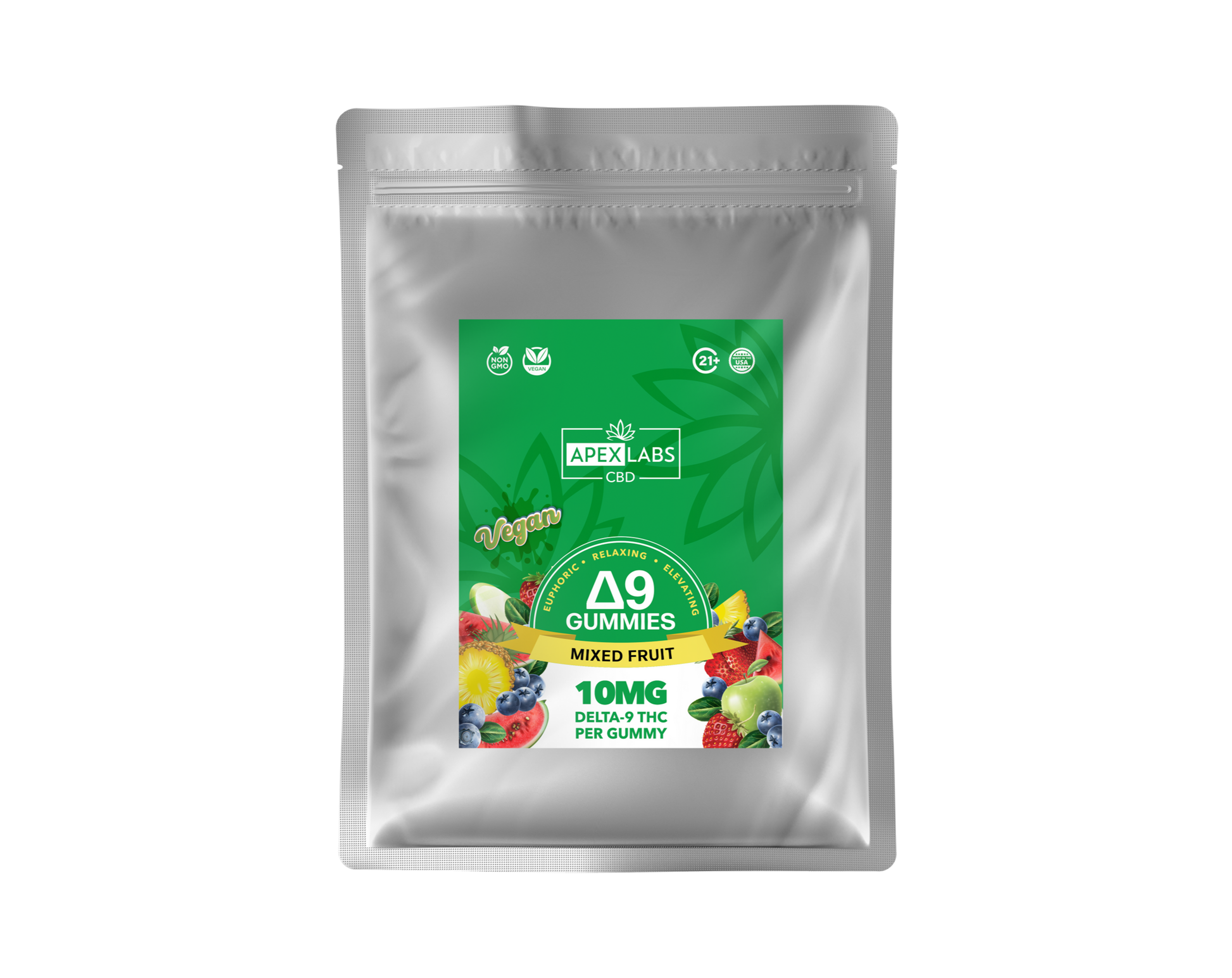 Bulk Max Compliance 10mg Delta 9 Pectin Infused Gummies - Mixed Fruit