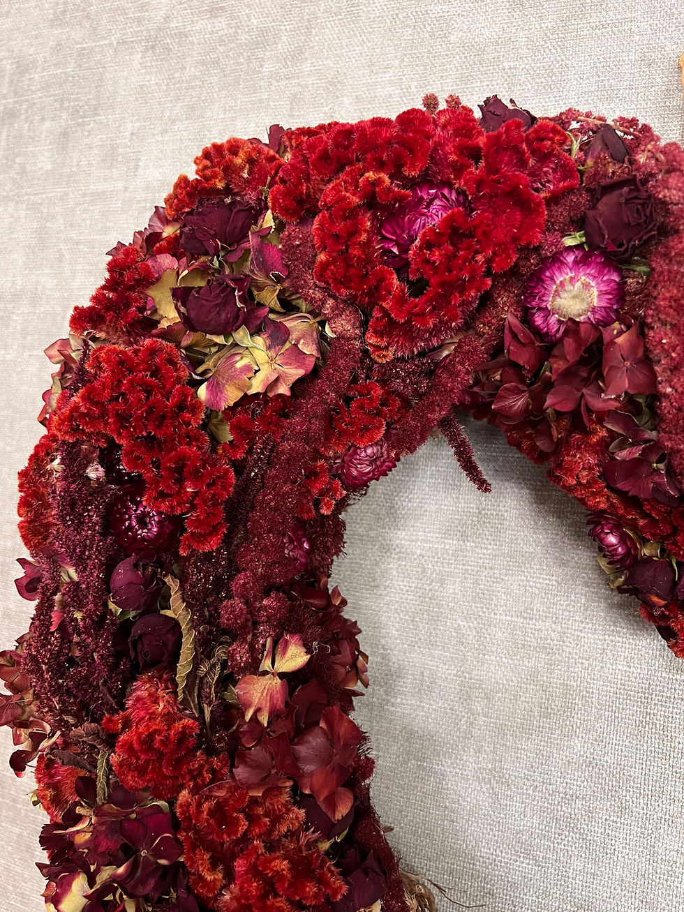 Thumbnail: Bespoke Dried Flower Heart 