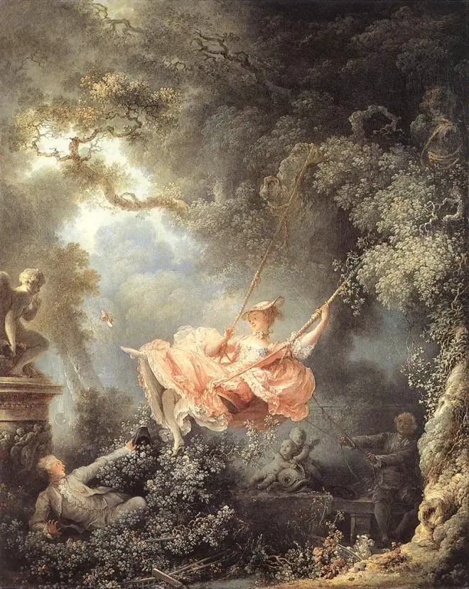 L’Escarpolette, vers 1766, Jean Honoré Fragonard