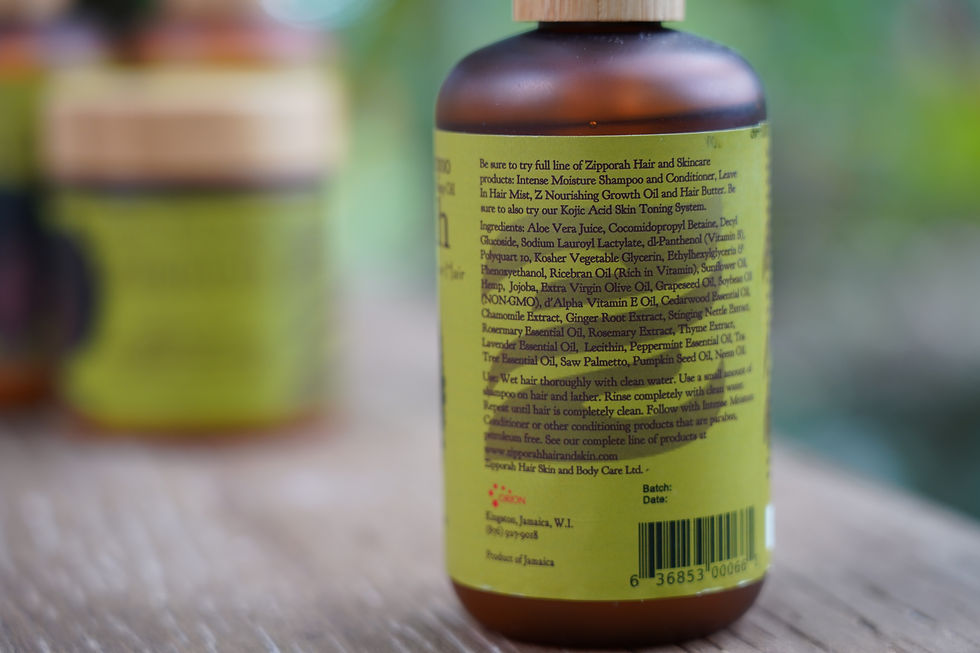 Thumbnail: Zipporah Intense Moisture Shampoo | Removes Build-Up without Drying