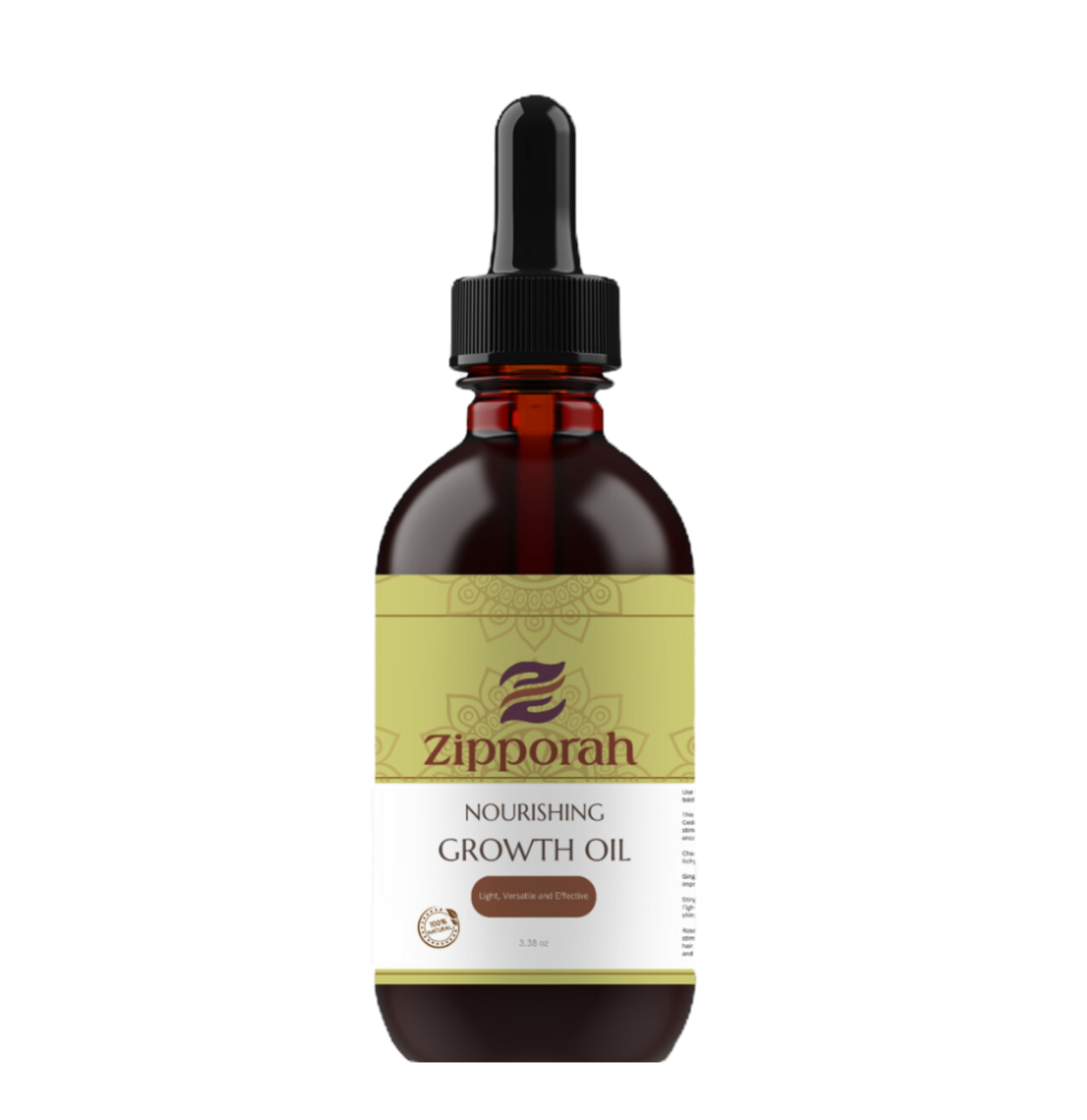 Zipporah's Nourishing Growth Oil is perfect for stopping hair loss due to hormonal changes..