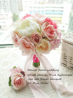 粉色系列_絲花球054