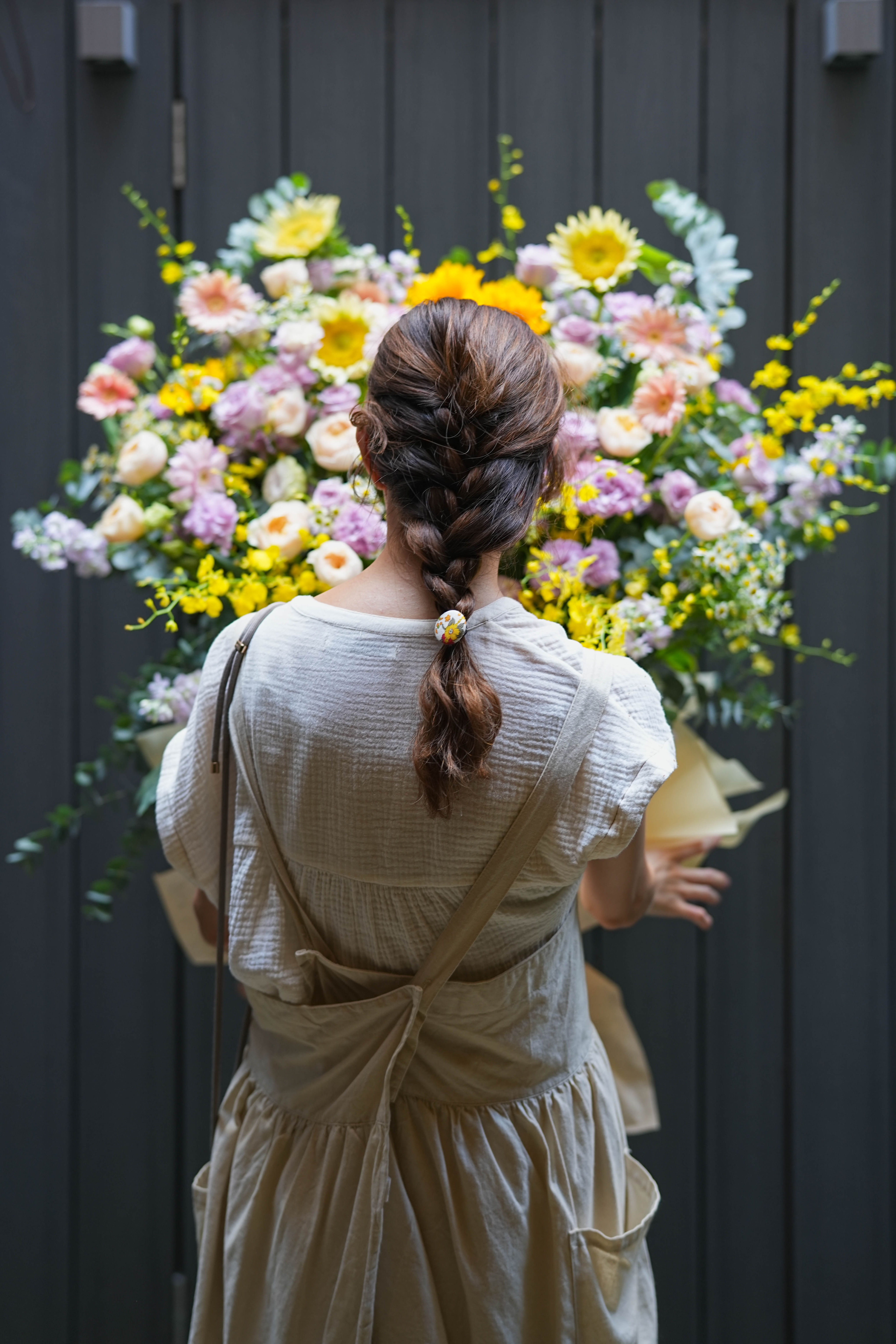 開張鮮花籃 - Grand Opening Flower - Amber