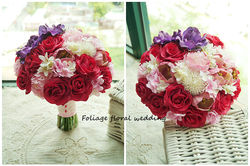 紅色系列_絲花球48