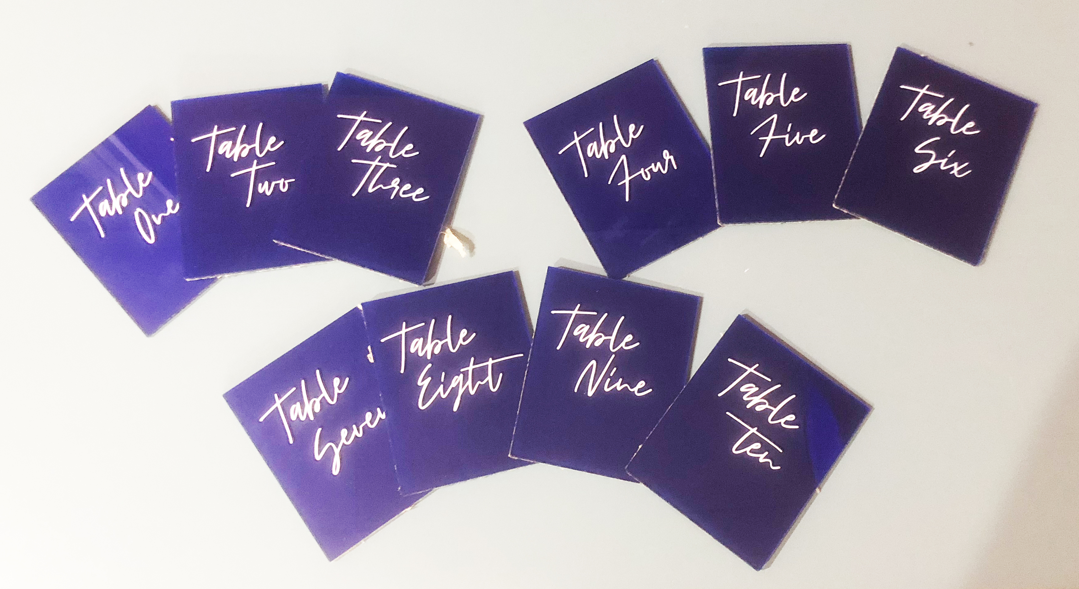 Table Numbers