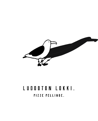 Luodoton Lokki logo, nimi ja ilme