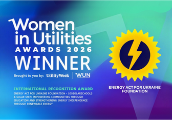 Energy Act for Ukraine Wins Exclusive International Recognition Award at Women in Utilities Awards 2026