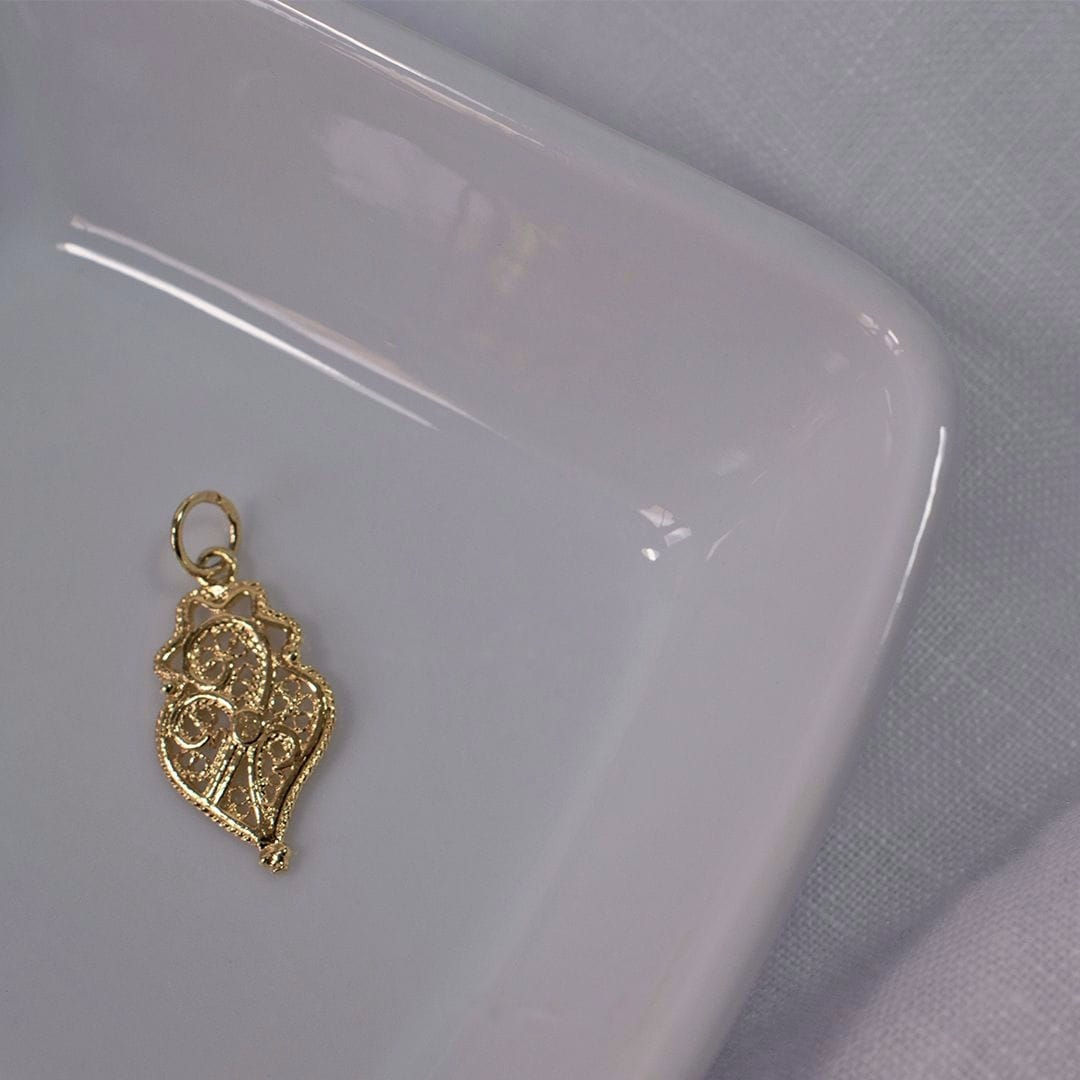 Medalha Coração de Viana pequeno - Ref.med004