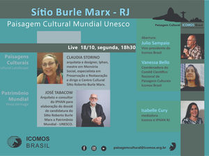 Live: Sitio Burle Marx - RJ - Paisagem Cultural Mundial Unesco