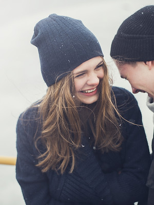 Couple Laughing